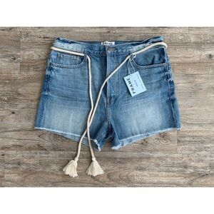 NWT FRAME DENIM ‘Le Original’ Tassel Denim Shorts